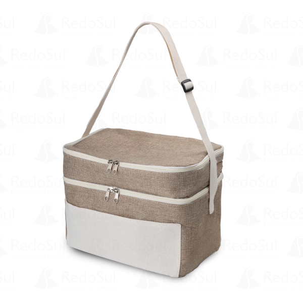 Bolsa Térmica Personalizada em Algodão e Juta Sintética